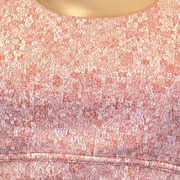 Gymshark Fleur Texture Moroccan Brick Marled Athletic Sports Bra Size Medium EUC - Picture 6 of 7